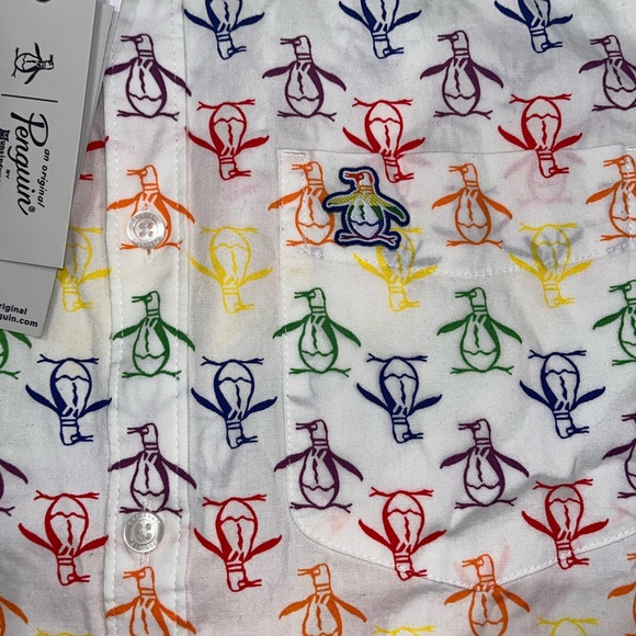 Penguin Pride Button Shirt - Picture 4 of 5